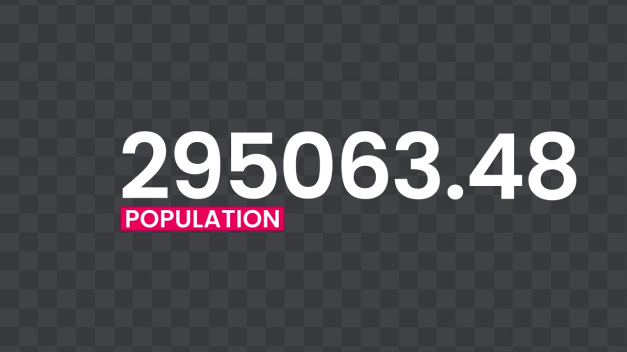 Titler Numre 08 Adobe After Effects 2023 Opløsning 3840×2160