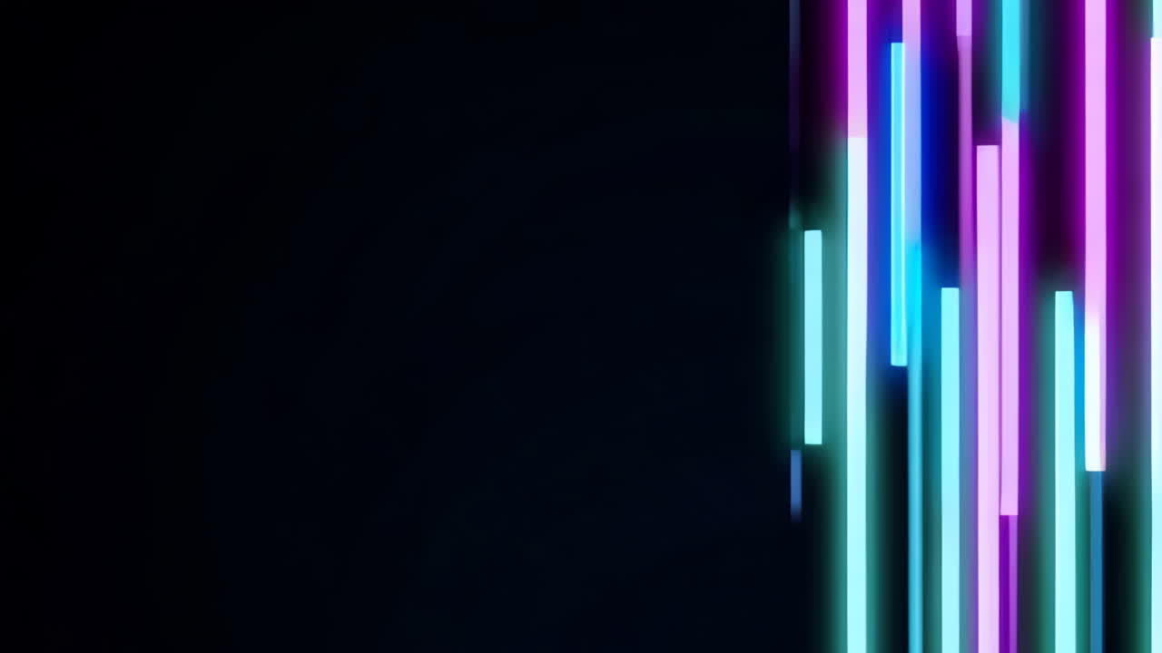 fondo de líneas de luz de neón abstractas