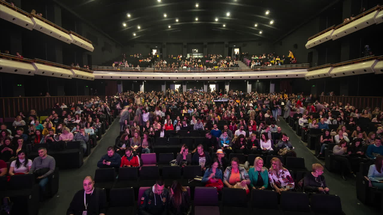 Audience in a theater