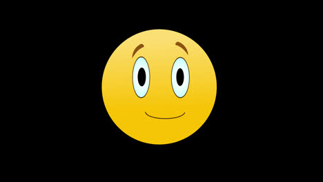 Trauriger-Und-Glücklicher-Smiley-Emoji-Emotions-Gesichtssymbol-Loop-Motion-Graphics-Video-Transparenter-Hintergrund-Mit-Alphakanal