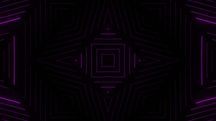 Neon Pink Geometric Pattern