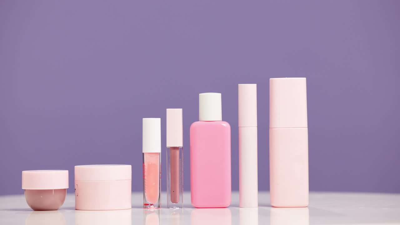 Natura morta di prodotti cosmetici