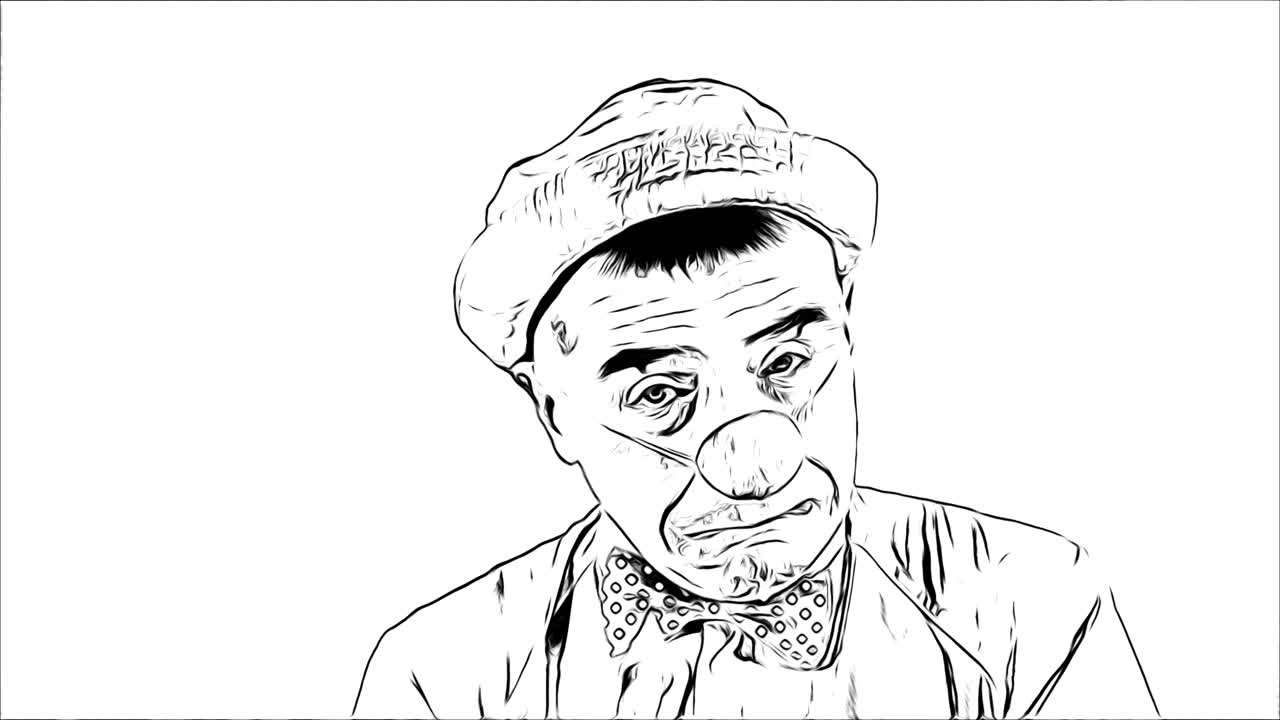 dibujos animados de payaso emoji