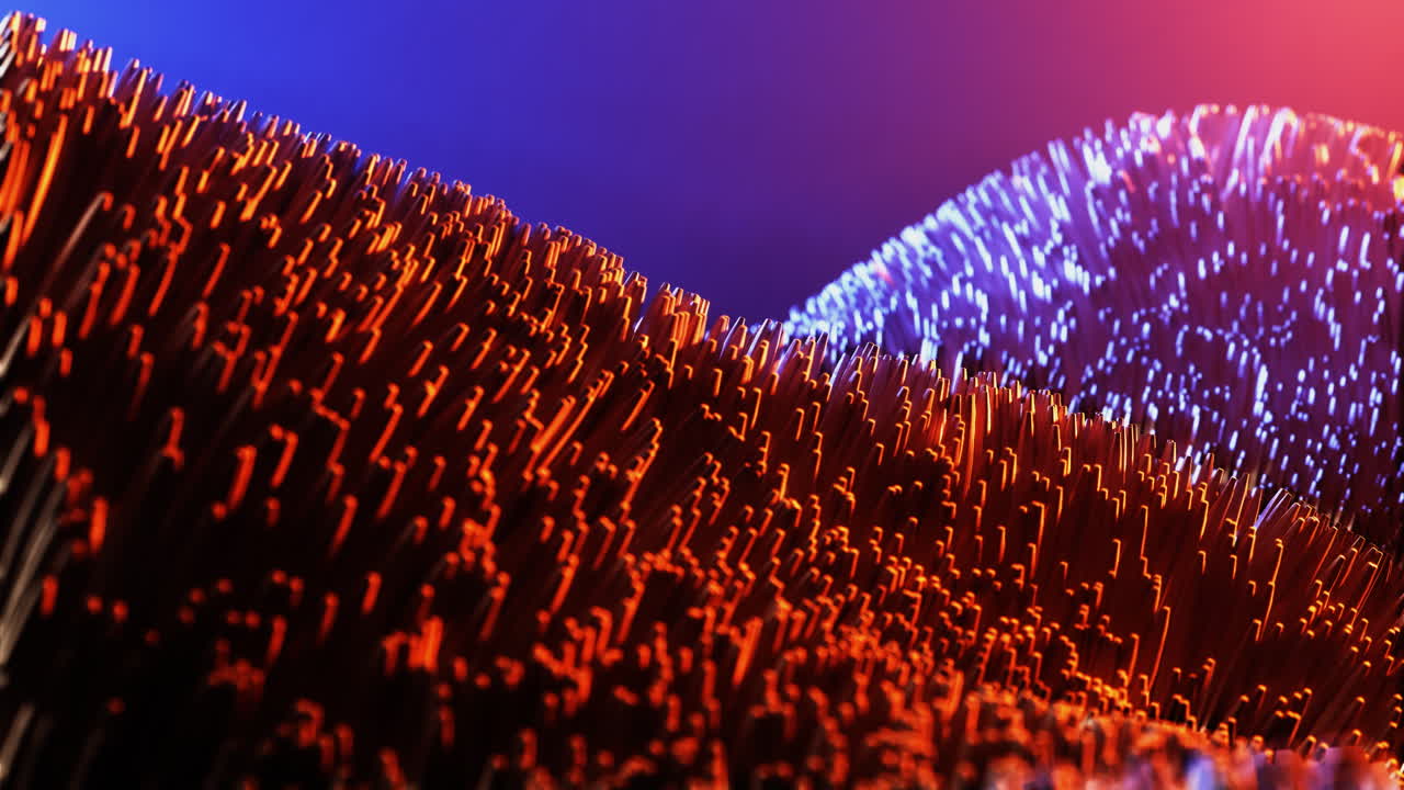 Flowing textil graphics in perfect loop