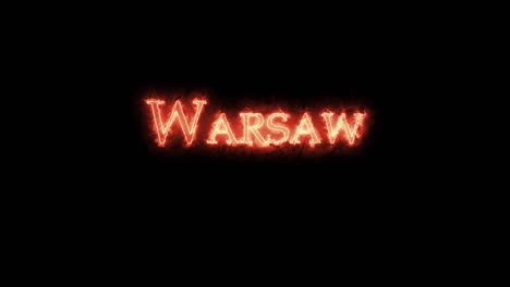 warsaw written with fire. loop