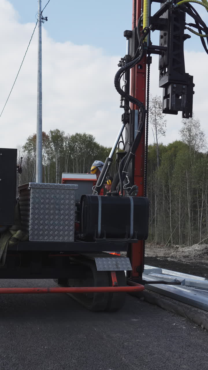 Construction Equipment with Personnel