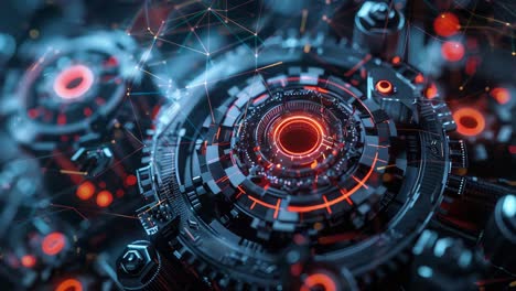 futuristic mechanical system