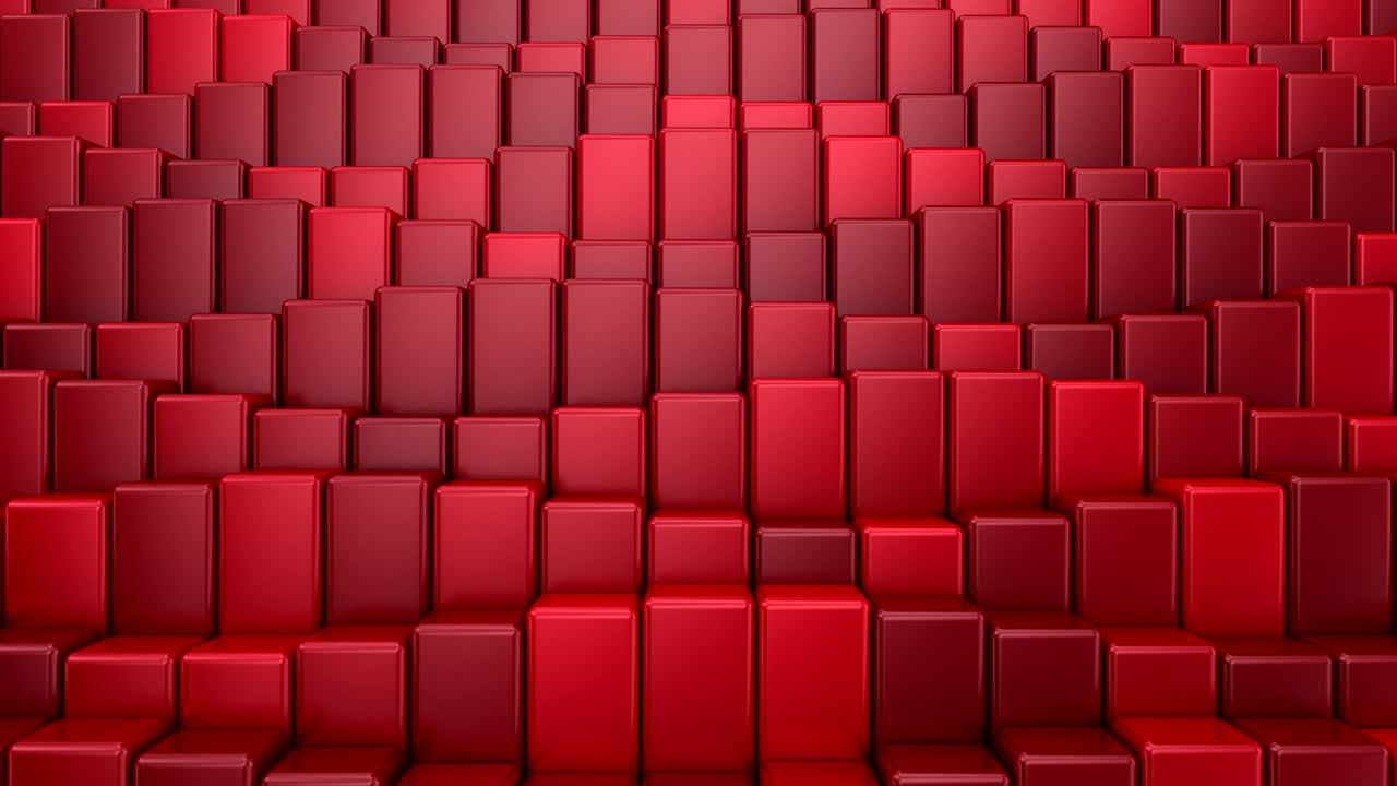 las cajas forman una onda