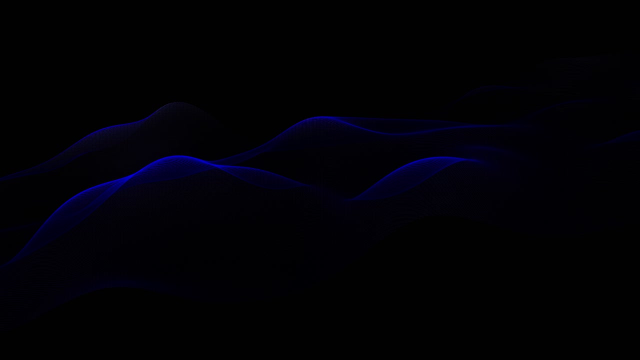 Cinematic loop of flowing abstract waves and curving lines over a dark elegant backdrop. Perfect for motion graphics, digital design, and VJ visuals