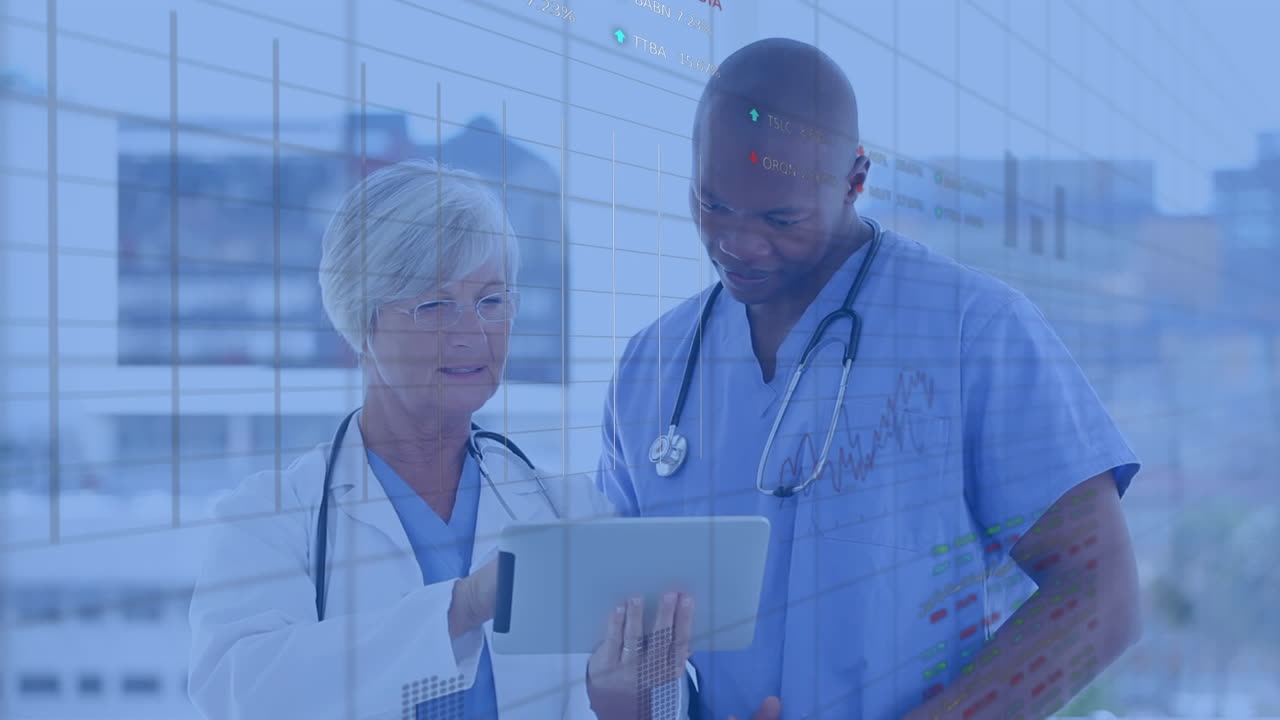 Animation of scope with data processing over diverse doctors using tablet
