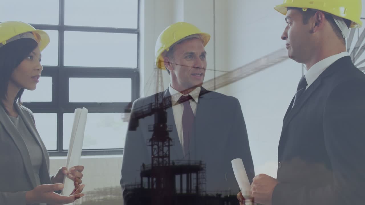 Animación de una obra sobre un grupo de ingenieros caucásicos.