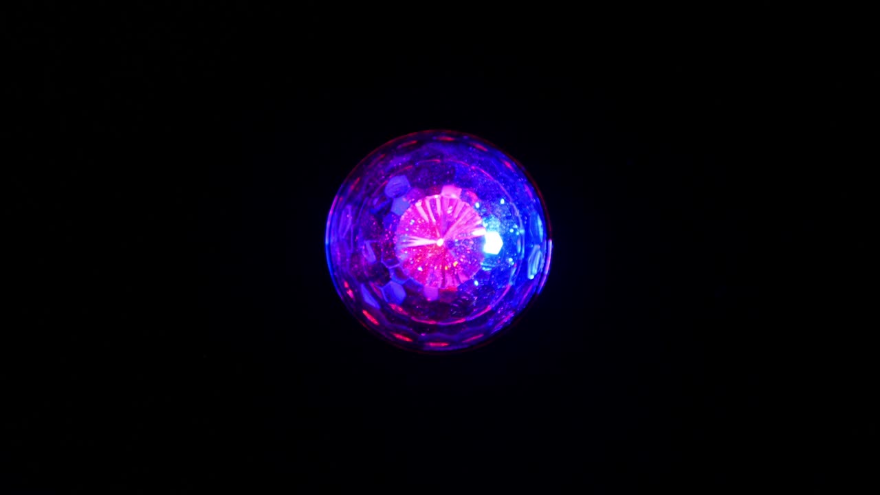 luz de discoteca magenta y azul en bucle