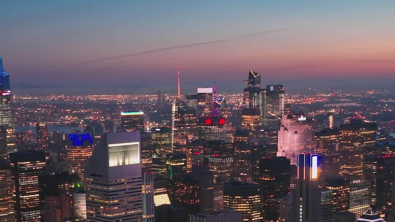 밤의 도시 풍경