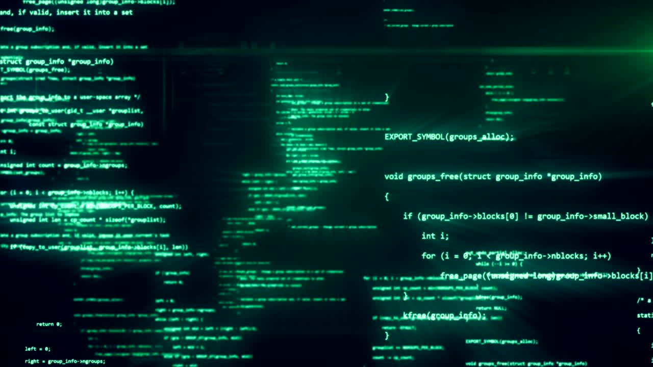 The work of program code in the technological space