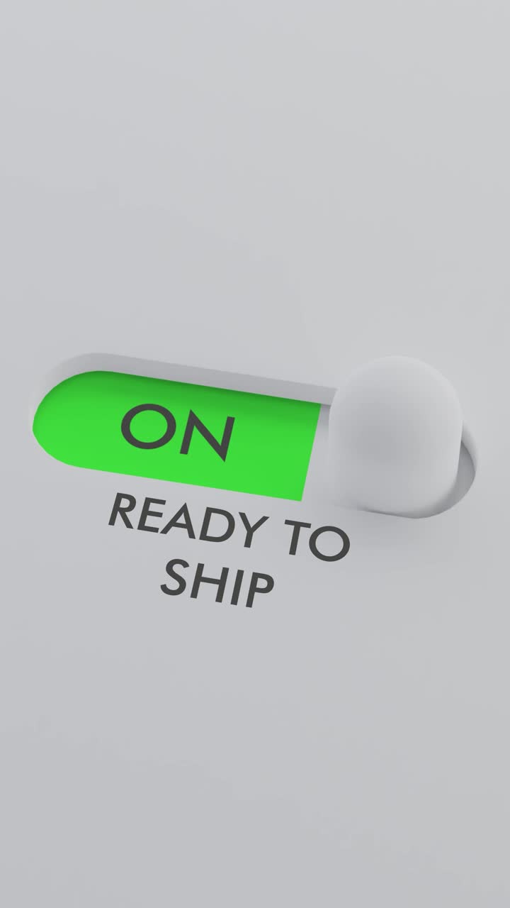 encendiendo el interruptor vertical listo para el envío