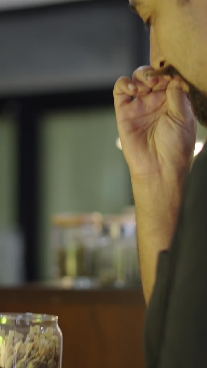 Cannabis Joints in Jars