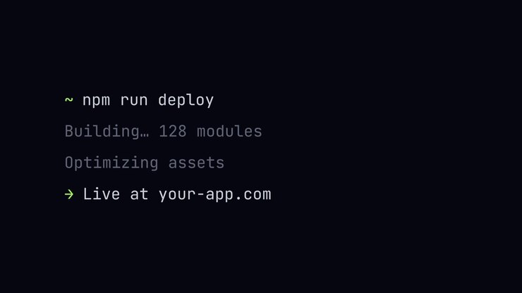 Bir Web Uygulaması Dağıtımını Gerçekleştiren Terminal Komutu