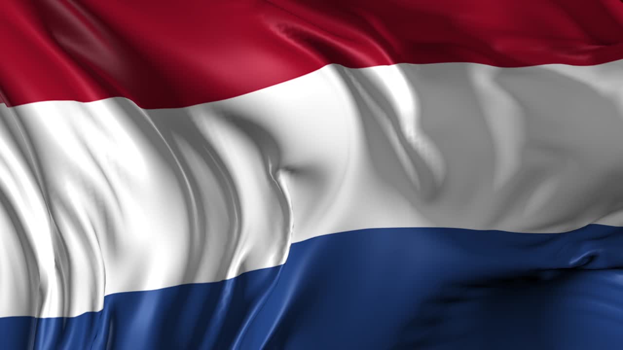 네덜란드 발의 아름다운 3d 애니메이션 루프 모드