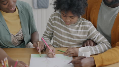 family drawing time