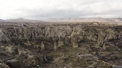 una vista aérea de capadocia, turquía