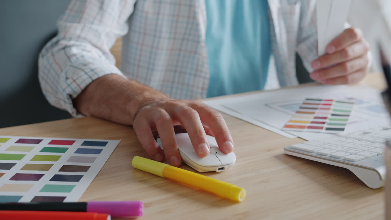 Graphic Designer at Work