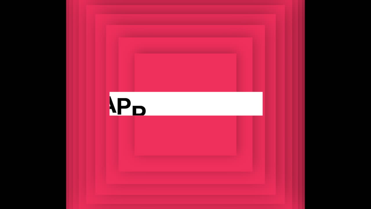 texto moderno de feliz año nuevo con cubos geométricos en gradiente rojo