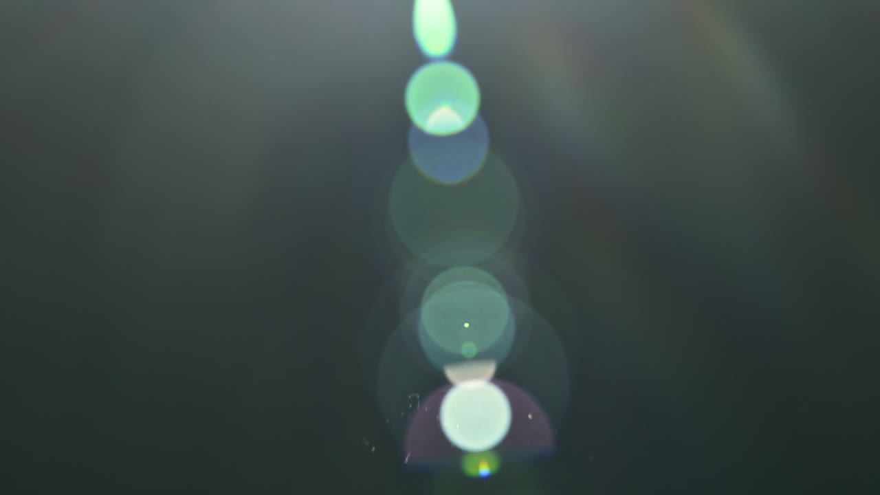 렌즈 플레어 효과는 추상적인 배경으로