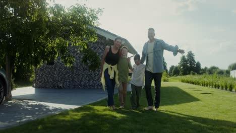 family enjoying time outdoors
