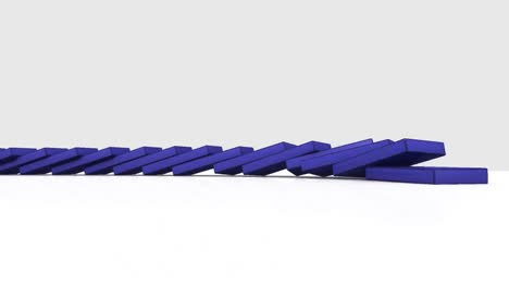 3D-blue-dominos-falling-against-a-white-background