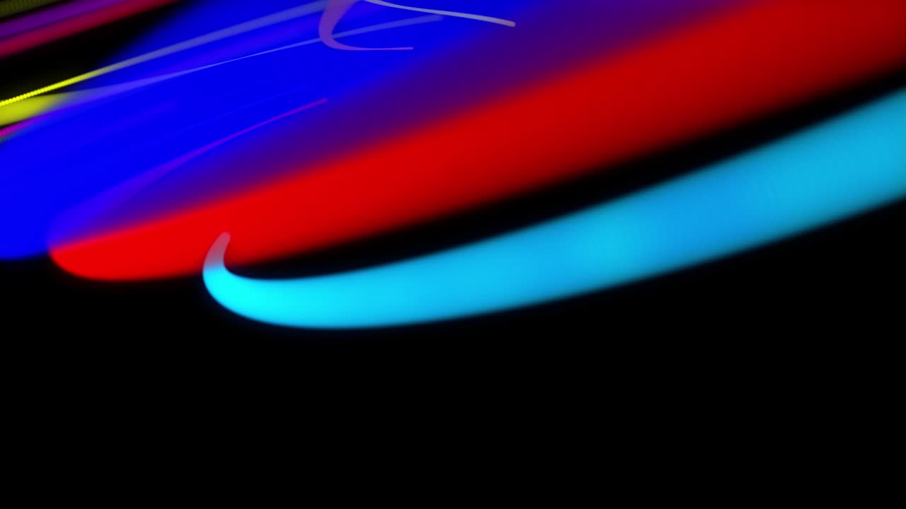 estilo creativo fondo abstracto en 4k. líneas de color girando en espiral volar a lo largo de la ruta giratoria. diseño de movimiento bg de partículas que dan forma a líneas, hélice y estructuras abstractas. render 3d
