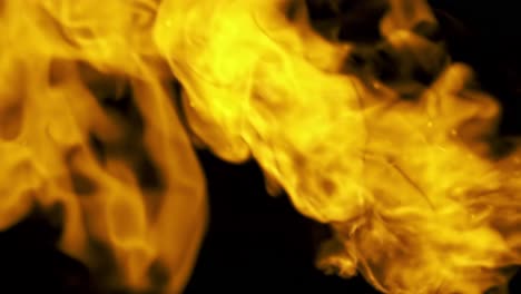 the beauty of an impressive fireball gliding through the frame in mesmerizing slow motion