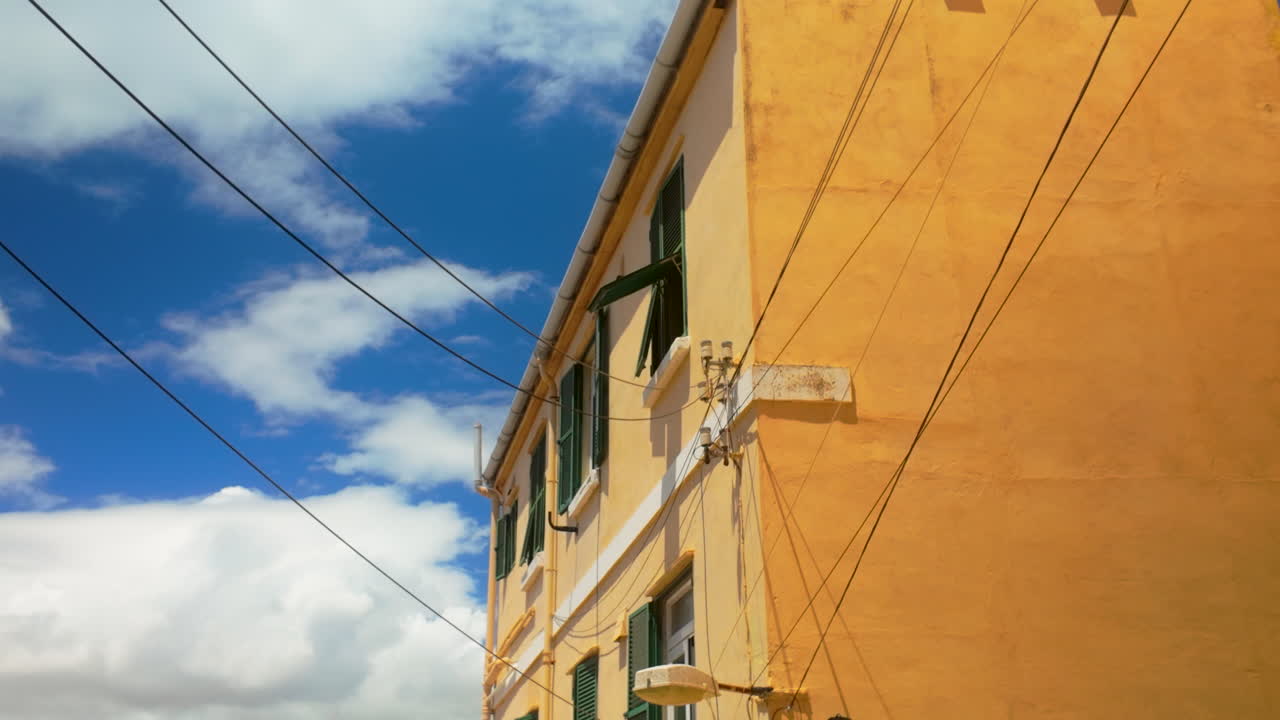Yellow Building Under Blue Sky