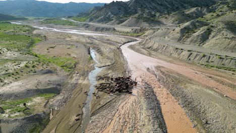 vida nómada en las orillas de los ríos