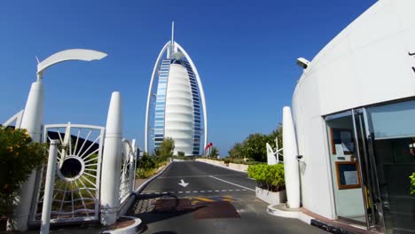 dubai burj al arab hotel entrance