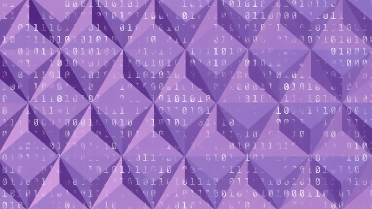 fondo secuenciado con códigos binarios