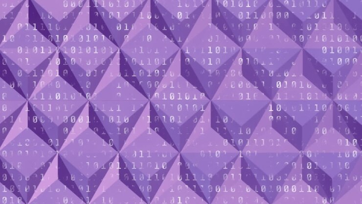 Sequenced background with binary codes