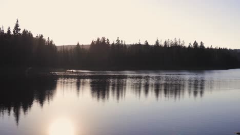 Impressions-of-the-odertal-lake-at-sunset