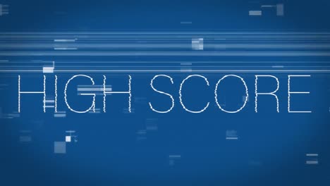 Animation-Von-Highscore-Text-Auf-Blauem-Hintergrund