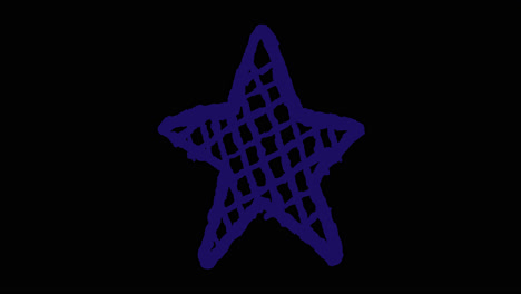 purple star design