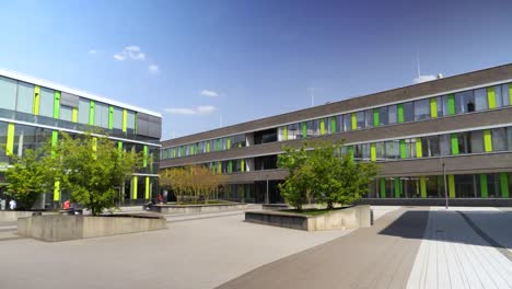 Courtyard-Of-Hochschule-Rhein-Waal-In-Germany