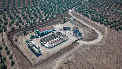 Aerial-view-of-a-sewage-plant