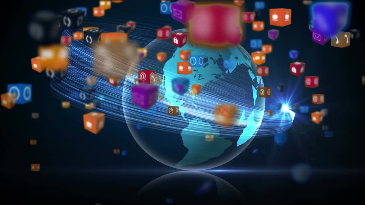 전 세계 미디어 아이콘의 애니메이션