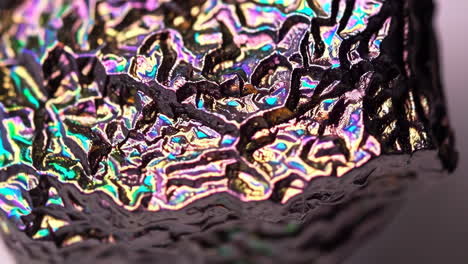 iridescent metallic abstract texture