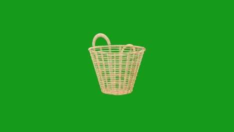 rotating basket green screen motion graphics