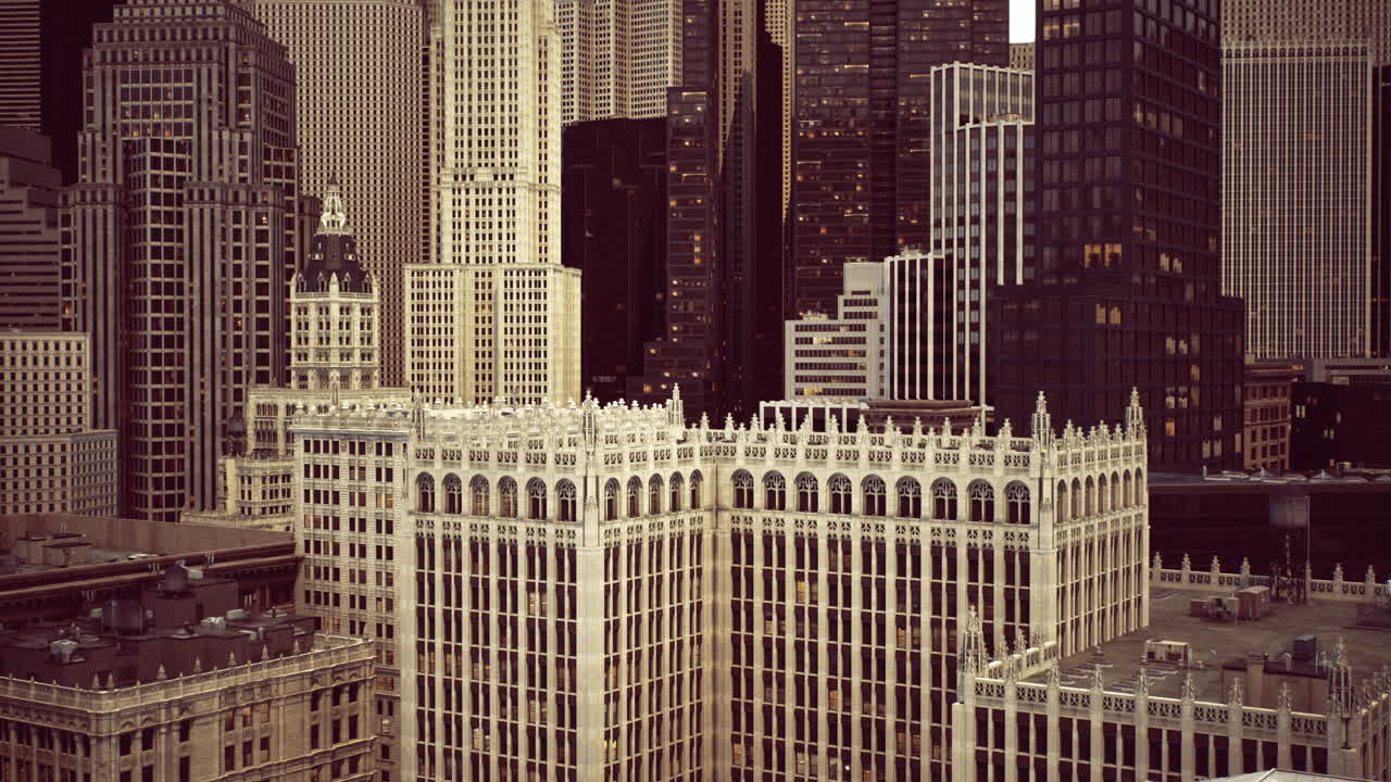 City skyline featuring diverse architecture and urban landscape during daylight