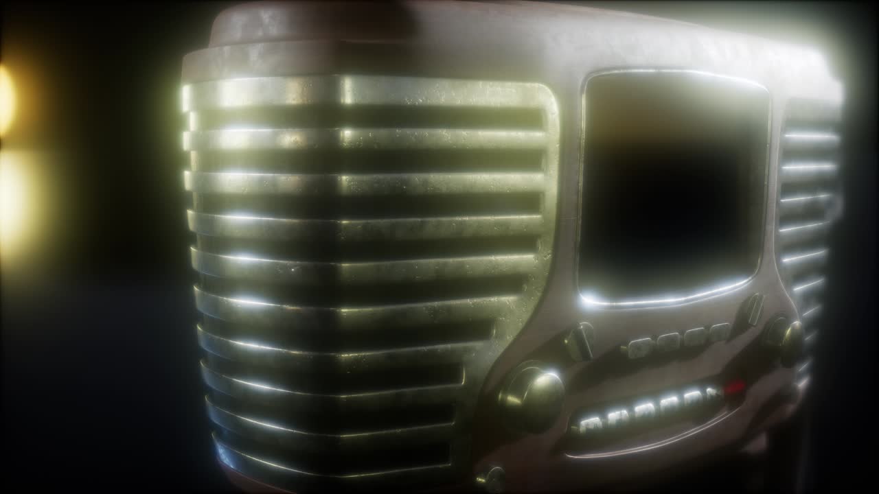 구식 빈티지 레트로 라디오