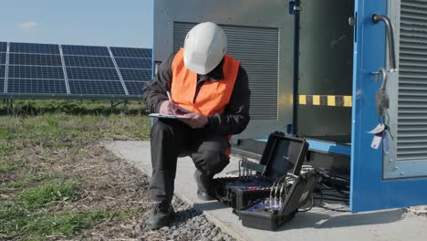 execution of electrical measuring works on the power transformer