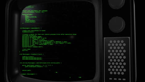 animación en bucle de 4k de la pantalla de la computadora que muestra la interfaz de diseño de la aplicación