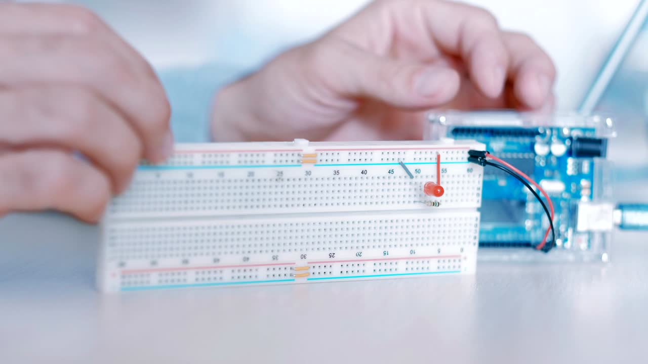 마이크로 전자 공학 마이크로 컨트롤러 led