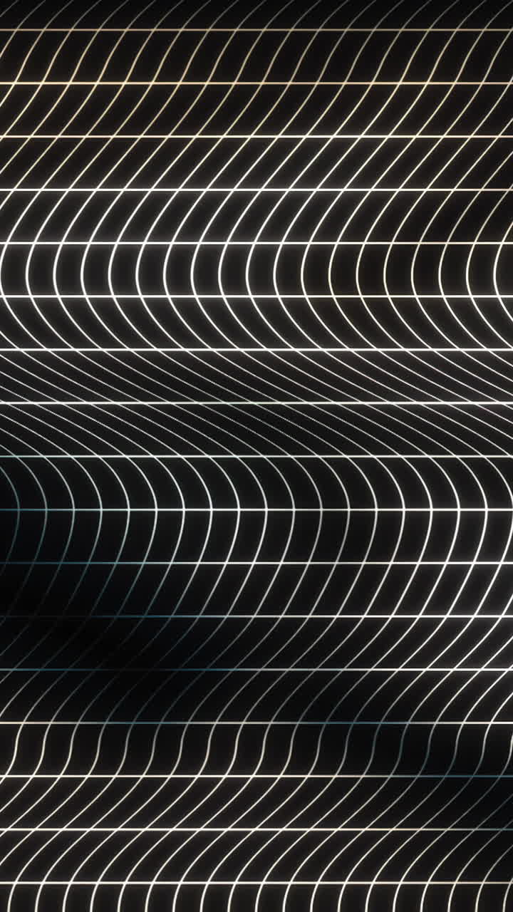 Abstract Grid Pattern with Wavy Lines